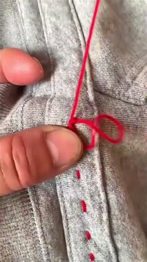 Easy technique for connecting thread with needle.#shorts