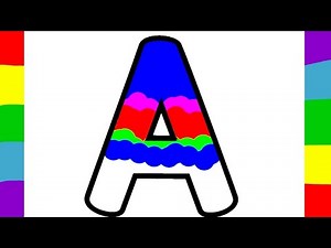 Abcd tracing for kids and toddlers| Alphabet tracing with colour| Abc tracing