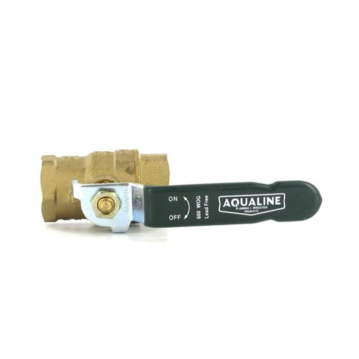 Aqualine BBV-LF-075 Brass Ball Valve 3/4 in. FPT