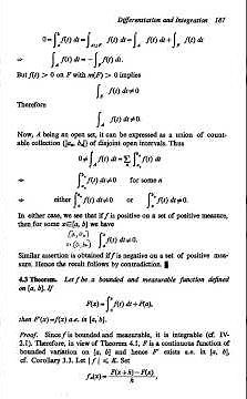 Integration & differentiation mathematics; function of bounded variation; riemann lebesgue theorem;