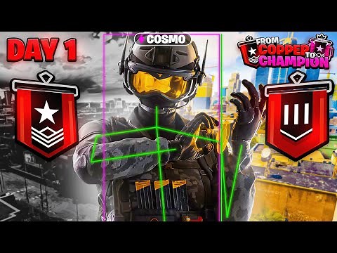 Day 1 – Ranked Cheating in R6 Siege (Unranked to CHAMPION)