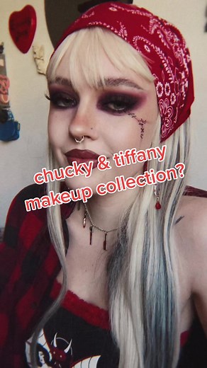Chucky and Tiffany Horror-Inspired Makeup Collection by Glamlite