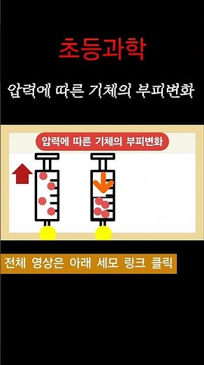 초6 과학 | 압력에 따른 기체의 부피변화 | 여러 가지 기체 #초등과학 #6학년과학 #여러가지기체