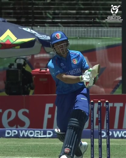 Aziz Mia Khil with a picture-perfect shot that sails over the ropes 📸 Follow #WIvAFG action LIVE, #U19WorldCup broadcast details 🔗: https://www.icc-cricket.com/tournaments/u19-cricket-worldcup-2026/news/broadcast-details-for-icc-u19-men-s-cricket-world-cup | ICC - International Cricket Council