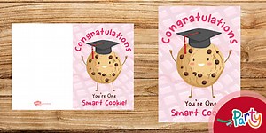 Congratulations! You're One Smart Cookie! Printable Card