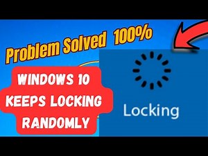 How to fix Windows 10 keeps locking randomly | Windows 10 Bar-Bar Lock Ho Raha Hai? 🔒