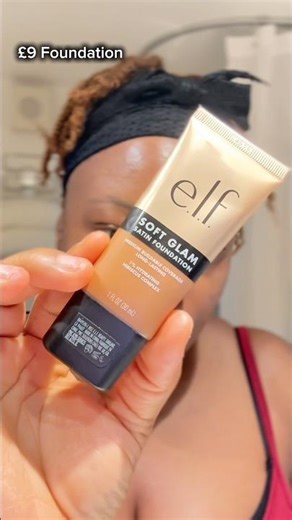 #shorts Elf Soft Glam Satin Foundation | Foundation for Brown Skin #foundation #makeupreview