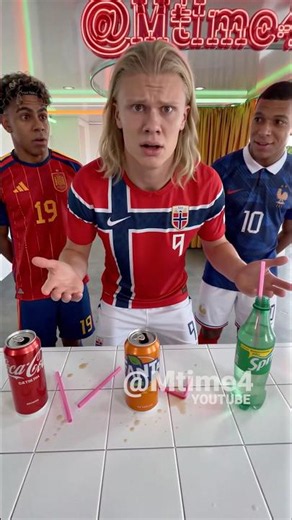 Every Time Haaland Chose a Drink, This Happened ✂️😳 #parody #football #haaland #worldcup