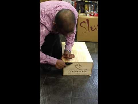 Opening Wooden Wine Box
