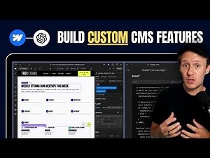 How To Build Custom Webflow CMS Features with ChatGPT - Step-By-Step Tutorial