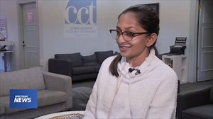 79K views · 865 reactions | A young software developer is on a mission to create new technology that could help save her life. Last year when Georgetown University student Shavini Fernando's body turned blue on campus, she started pounding on her chest to keep herself alive. She's up for thousands of dollars in prize money to expand the wearable device she's building. | Eva McKend | Facebook