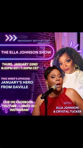 My interview is with Crystal about her life. You don't want to miss it! | Ella Johnson | Facebook