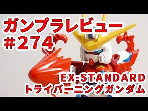 ガンプラレビュー # 274 [EX-STANDARD TBG-011B トライバーニングガンダム] 011