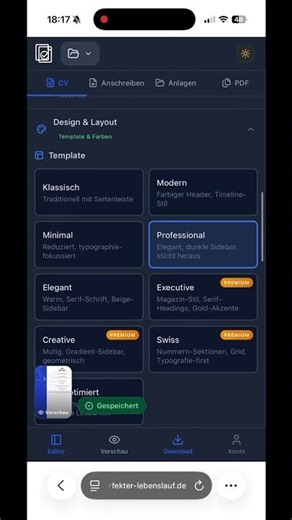 Der perfekte Lebenslauf in 5 Minuten 🚀 | Lebenslauf erstellen Tutorial
