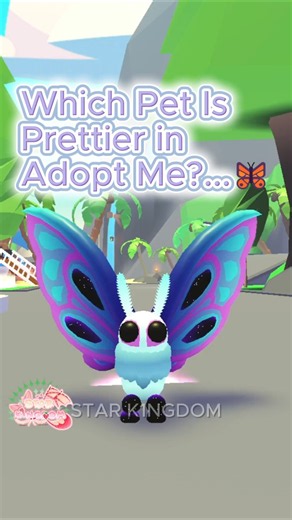 Which Pet Is Prettier in Adopt Me?...🦋 #adoptme #roblox