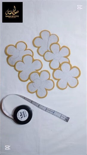 Dupatta Tassel Bukram Pattern Cutting Tutorial | Easy Tassel #shorts #youtubeshorts #sewinghacks