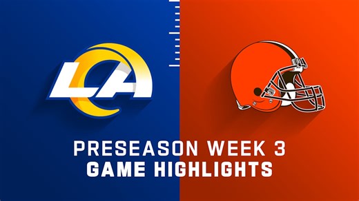 Rams vs. Browns highlights | Preseason Week 3
