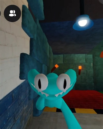 Playing as OLD CYAN Monster in Rainbow Friends Chapter 1! (Funny & Scary) #roblox #roleplay
