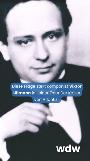Viktor Ullmann, The Emperor of Atlantis #workoftheweek #opera #youtubeshorts #tokyooperacity