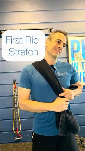 First Rib Stretch With a Towel: Instant Neck & Shoulder Relief