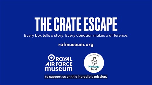 The RAF Museum holds a national collection spanning more than a century of RAF history — yet less than 1% is currently on public display. Thousands of remarkable objects remain hidden in storage, waiting for a permanent home. ✈️ Through The Crate Escape, you can help change that. By sponsoring a box 📦, you’ll play a vital role in moving, protecting and sharing over 50,000 priceless artefacts in our new Midlands Collections Hub opening summer 2027. Be part of this landmark moment. Donate today ❤