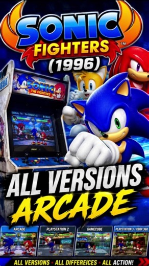 [Index_024] Sonic Fighters (1996) All Versions Arcade - Full Walkthrough. #sonicthehedgehog #fight