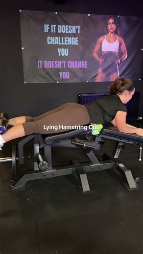 How to perform a lying/prone hamstring curl.
