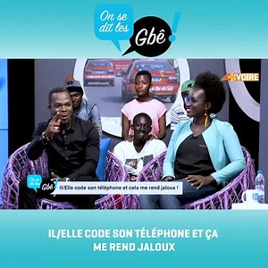 Le smartphone ami ou ennemi du couple ? Aujourd’hui, les smartphones sont devenus la cause de jalousie, et même de rupture dans de nombreux couples N’est-il pas nuisible pour un couple lorsque l’un des partenaires fouille dans le téléphone de son conjoint ? Doit-on partager le code de verrouillage de son téléphone avec son conjoint ? Qu'en pensez-vous ? Retrouvez ON SE DIT LES GBÊ du Lundi au Vendredi à 14h00 sur A IVOIRE chaîne 205 des bouquets CANAL ⏳Rediffusion 20 h 50 et 07 h 30. #LesGbe #Ap