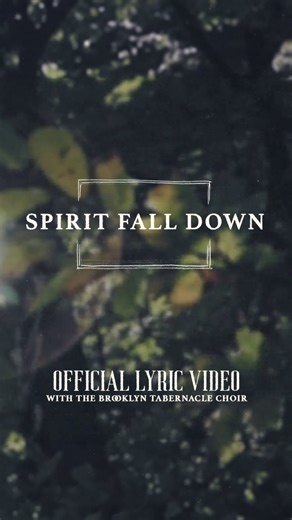 The “Spirit Fall Down” lyric video is available NOW! 🙌🏻 To watch the full video on our YouTube channel, click the link in our bio! #SpiritFallDown #IWillNotBeMoved #LyricVideo #BrooklynTabernacle #BrooklynTabernacleChoir | The Brooklyn Tabernacle Choir