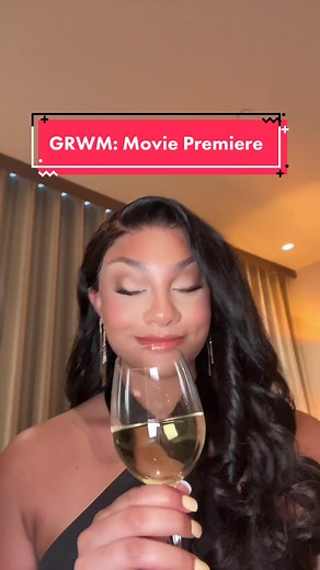 Get ready with me for my first movie premiere 🤩 This is the first and last time i film a tutorial in tiktok, its stressful, ignore the glitches mideay through😂 #grwm #moviepremiere #blackadam #makeuptutorial #getreadywithme