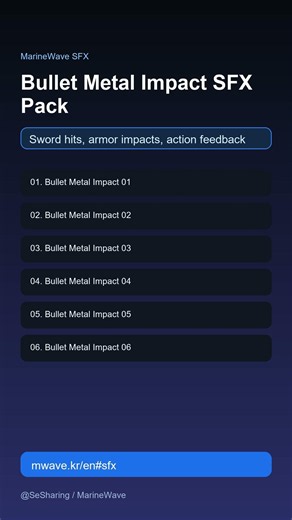 Bullet Metal Impact SFX Pack | #Shorts