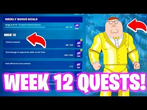 How To Complete Week 12 Quests in Fortnite - All Week 12 Challenges Fortnite Chapter 5 Season 1