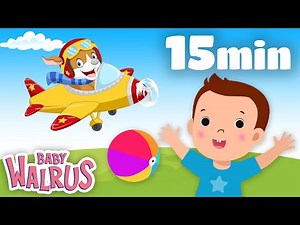 Sing Along & Fun for Kids Compilation | Animated Nursery Rhymes & Kids Songs | Baby Walrus