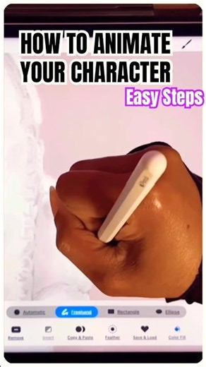 Easy Steps: Animate Your Character ✍🏾 On Procreate #art #digitalart #howto