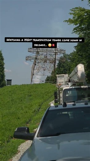 ​There goes 150 feet of steel in under 5 seconds! 😬💥