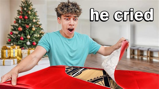 Opening his DREAM Christmas Present | The Royalty Family