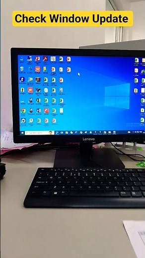 How to Check Windows Update in Seconds! 🔄💻 #shortsfeed #computer