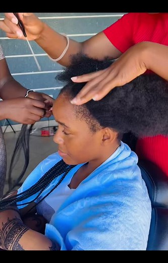 #tutorial #naturalhair #stitchbraids #babyhair #mariamilkaug #thebraidingqueen #fyp