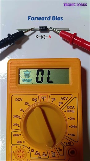 How To Test a Diode Using a Digital Multimeter ⚡ | Easy Electronics Trick