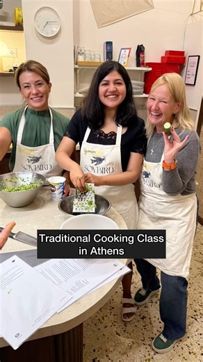 Traditional cooking class in Athens ❤️ #travel #food