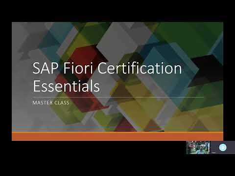 Master Class : SAP Fiori Certification Essentials - Free Session