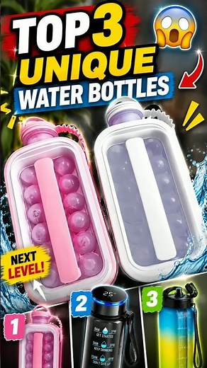 Top 3 Water Bottles You’ll Want NOW! 😱🔥#WaterBottle #AmazonFinds #ViralShorts