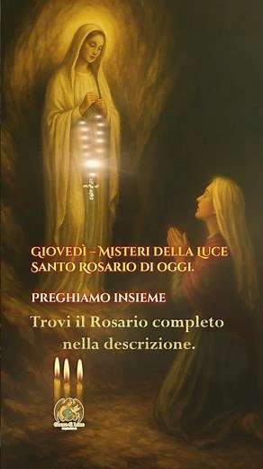 Today's Holy Rosary, Thursday: Luminous Mysteries | Drops of Light