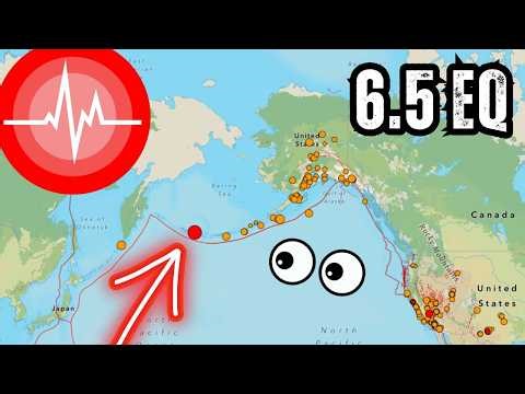 Earthquake alert. 6.5 Earthquake Aleutian Trench Alaska. Wednesday 3/4/2026