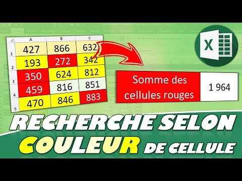 Comment rechercher et sélectionner des cellules selon le format (Ctrl+F avancé) sur Excel ?