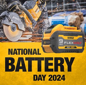 1K views · 35 reactions | DEWALT® has the right battery for the job at hand! Through a commitment to innovation, DEWALT’s battery systems offer the power and runtime needed on the jobsite. From the 12V MAX* system to the FLEXVOLT® system, learn more about how we're leading the charge on battery technology > https://sbdinc.me/4bGZujn #ForThoseWhoMakeTheWorld #NationalBatteryDay | Stanley Black & Decker | Facebook