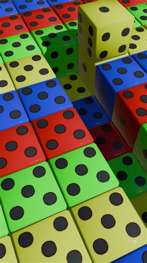 Dice Rolling loop #blender #3d