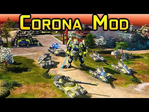 Corona Mod Gameplay [Celestials] | C&C Red Alert 3