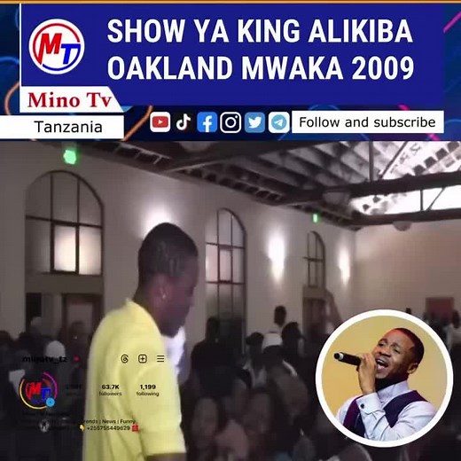 Mino Bongo on Instagram: "@officialalikiba alivyo perform wimbo wake “MAKMUGA” mbele ya maelfu ya watu Oakland mwaka 2009🙌🏻"