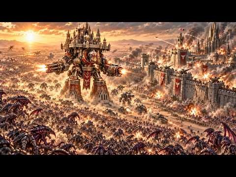 CAN A EMPEROR-CLASS TITAN SAVE THE SPACE MARINE FORTRESS? - WARHAMMER 40K - UEBS 2